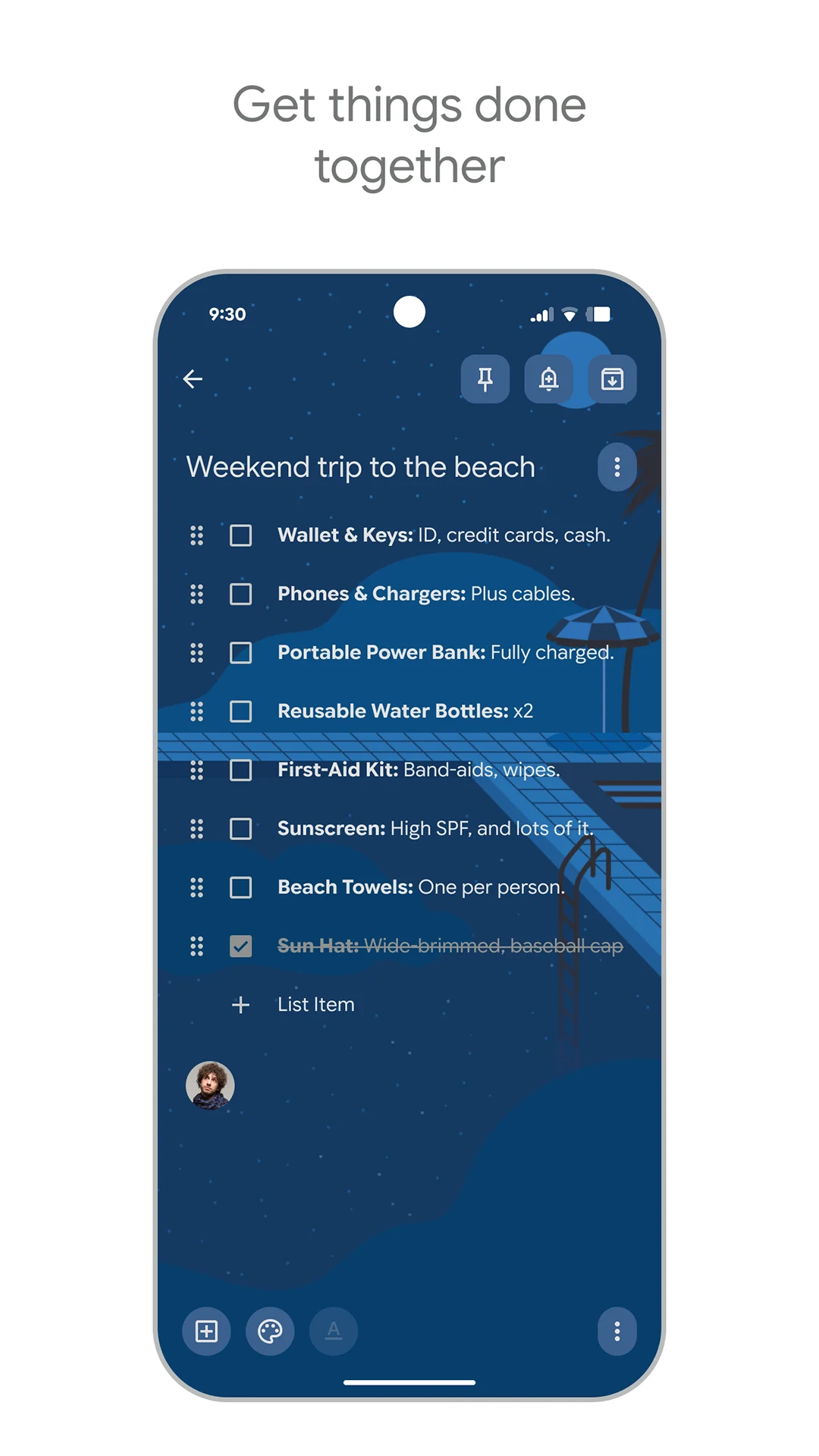 Google Keep - Notes and lists screenshot