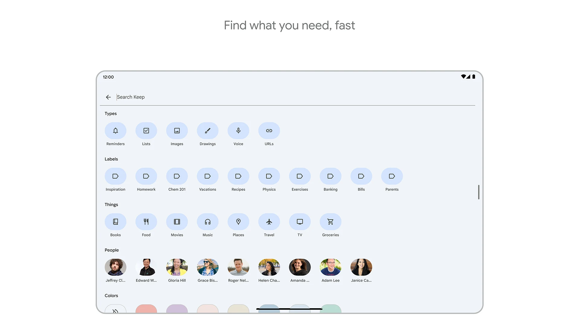 Google Keep - Notes and lists screenshot